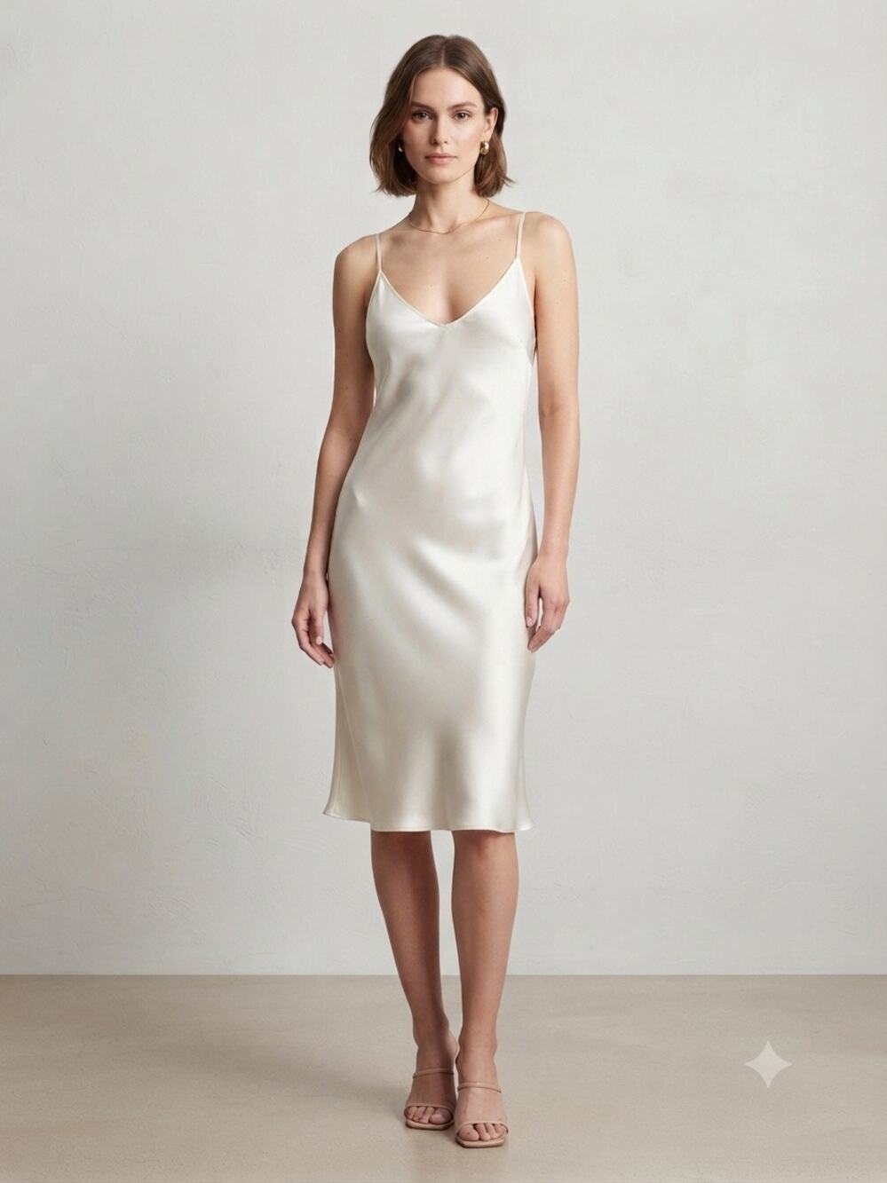 New Caara ivory slip size small